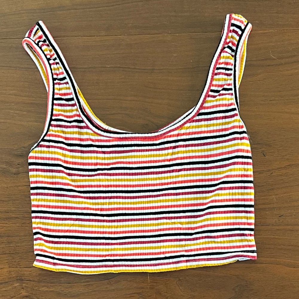 Express Colorful Striped Top